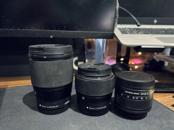 Image 1 of Canon EOS M6 Mark II And Sigma Lenses