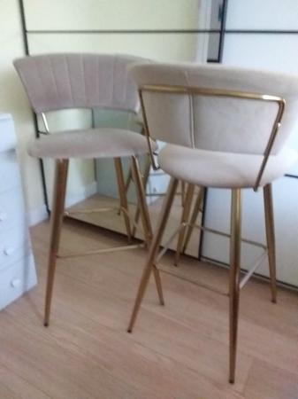 Image 2 of Dunelm Bar Stools as new