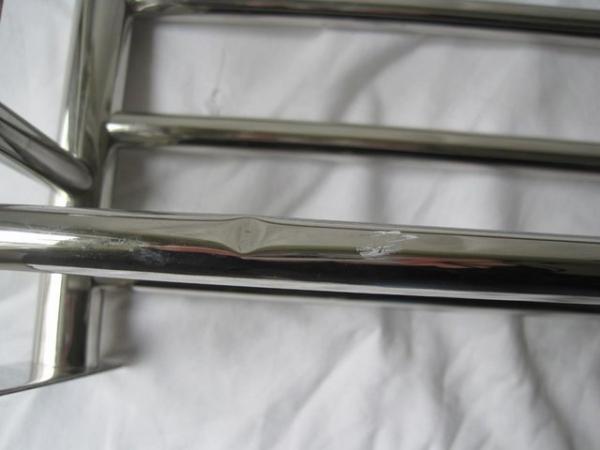 Image 3 of Towel rail for bathroom or kitchen chrome