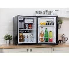 Preview of the first image of RUSSELL HOBBS 65L BLACK MINI FRIDGE & ICEBOX-NEW WOW FAB.
