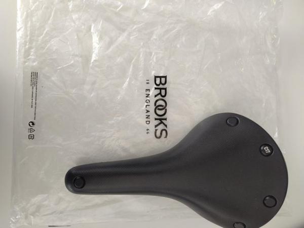 Image 2 of Brookes C17 bicycle saddle