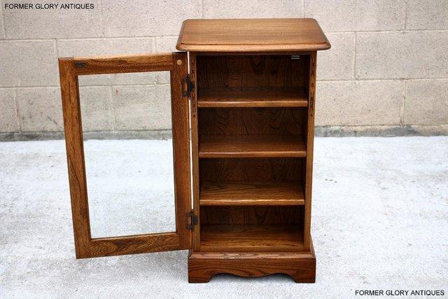 Image 93 of AN ERCOL GOLDEN DAWN CD CABINET CUPBOARD LAMP TABLE STAND