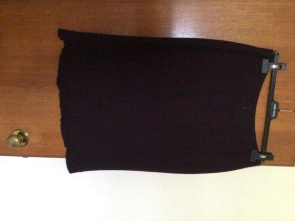 Image 2 of Ladies Burgundy Wool Skirt Suit size 10/12