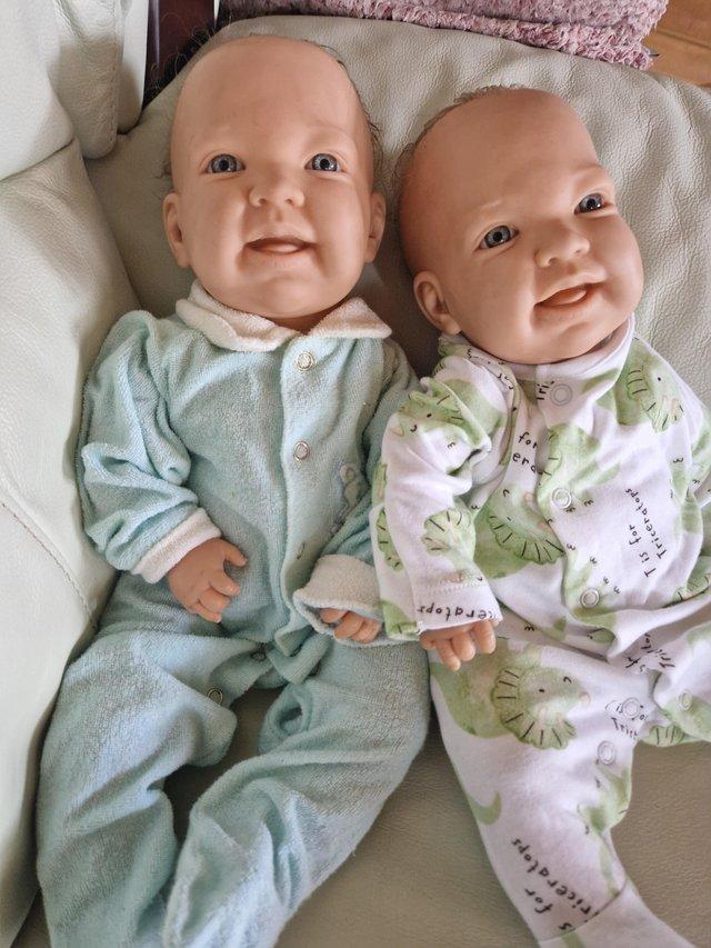 Preview of the first image of Reborn dolls x 2 slightly weighted.