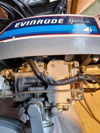 Image 3 of Evinrude "Yachtwin" 2 cylinder 2 stroke long shaft