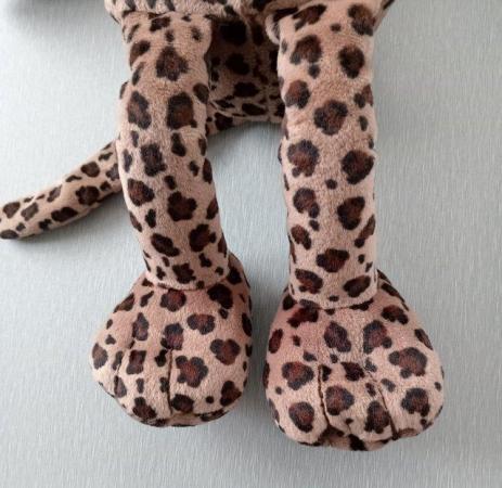 Image 6 of Russ Berrie UK soft toy Leopard.  Length approx: 14".
