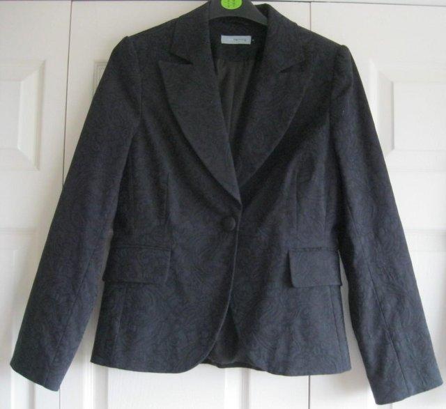 Preview of the first image of Ladies Navy blue Jacket by Red Herring, size 12.