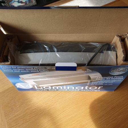 Image 3 of New in box. Detroit Home Security A4 laminator.