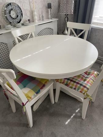 Image 3 of IKEA dining table and chairs