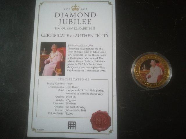 Preview of the first image of HRH OUR QUEEN DIAMOND JUBILEE PICTURE ohCOIN.