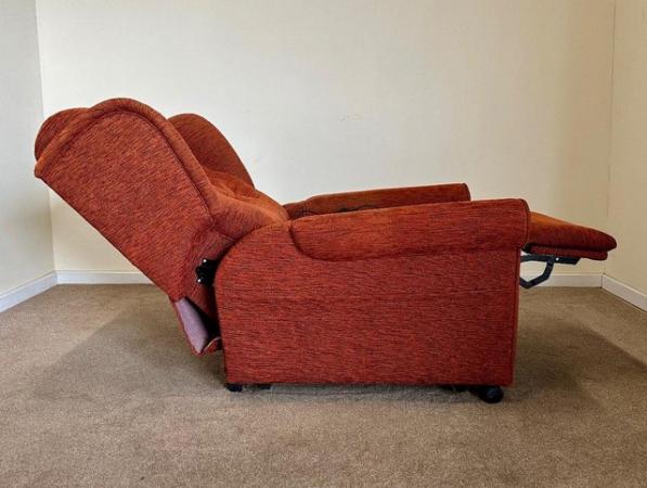 Image 15 of LUXURY ELECTRIC RISER RECLINER TERRACOTTA CHAIR CAN DELIVER