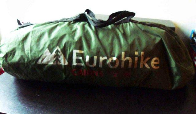 Image 2 of Eurohike Cairns 3 man tent green COMPLETE Good condition