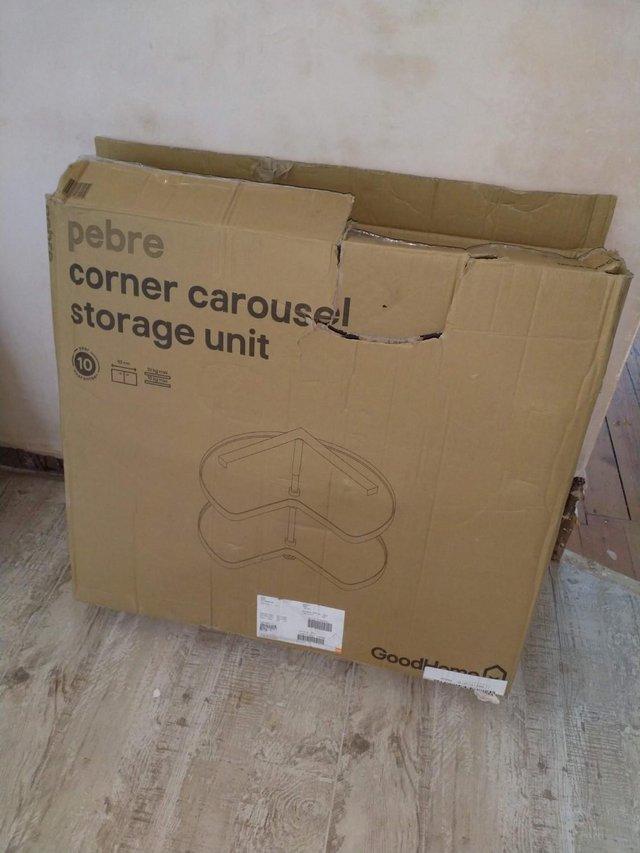 Preview of the first image of B & Q Pebre Pull Out Storage for Corner Unit.