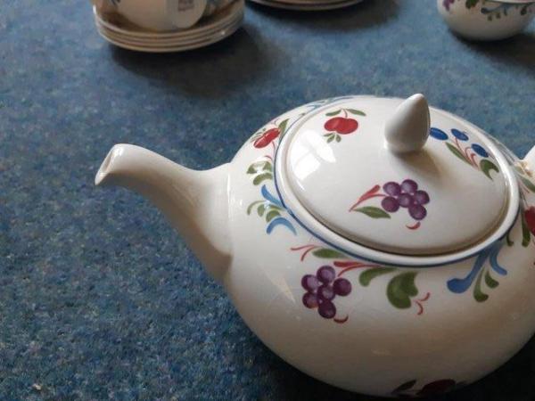 Image 3 of Vintage Poole Cranborne tea/coffee set.