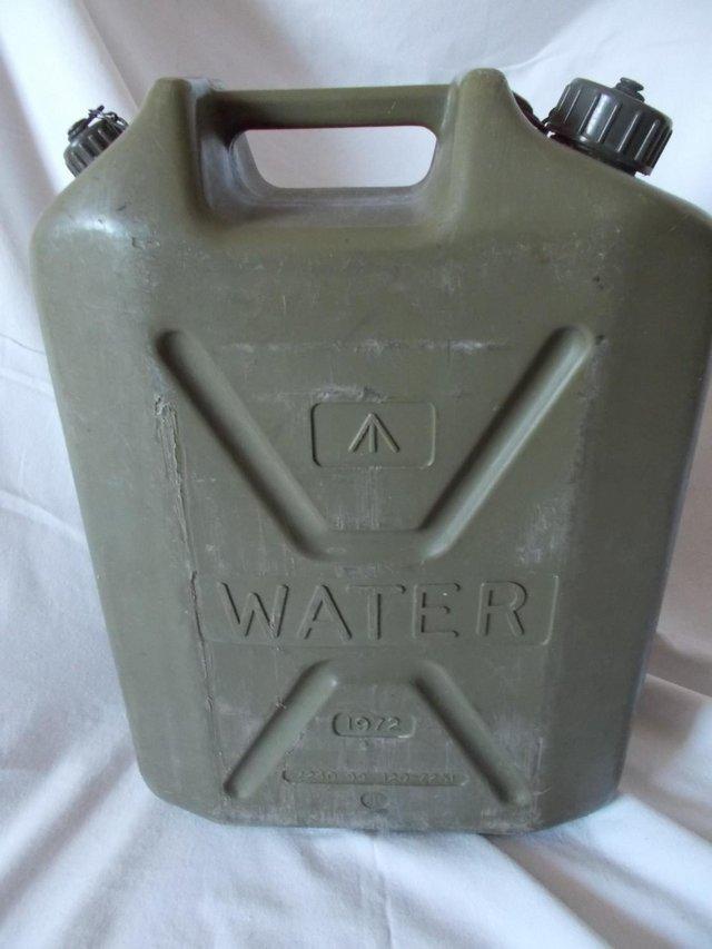 Preview of the first image of British Army Indestructible camper Water container 20 litre.