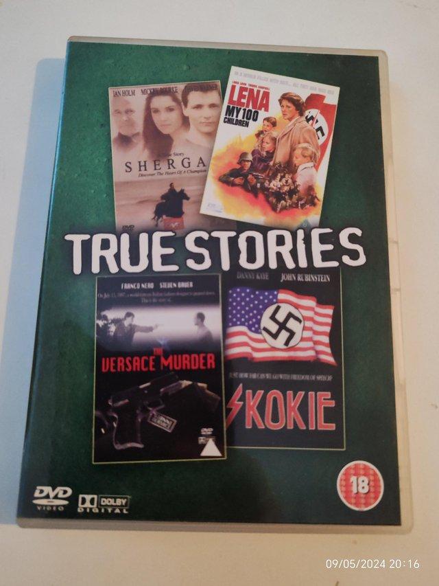 Preview of the first image of 4 movies true stories dvd free postage best UK seller.