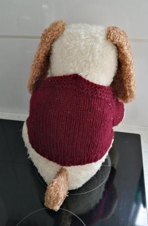 Image 7 of A Medium Sized Puppy Dog Soft Toy.  Height Aporox: 15".