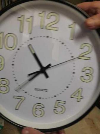 Image 3 of 30CM Large Luminous Wall Clock for Home and Office. Glows In