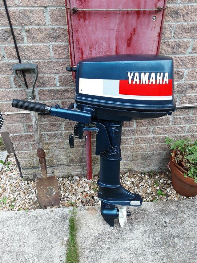 Preview of the first image of Yamaha 5hp two stroke outboard.