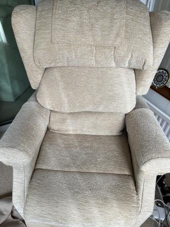 Image 2 of Pair of Electric Riser Recliner chairs by CareCo