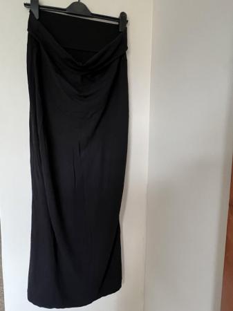 Image 3 of Isabella Oliver Maternity Maxi Skirt Black Size 2