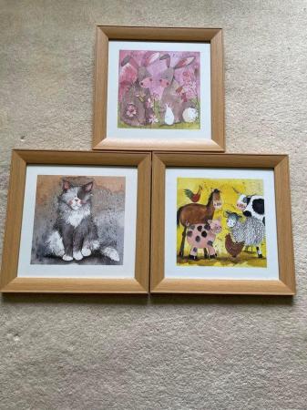 Image 1 of Pictures x3 in frames ideal for children’s bedroom