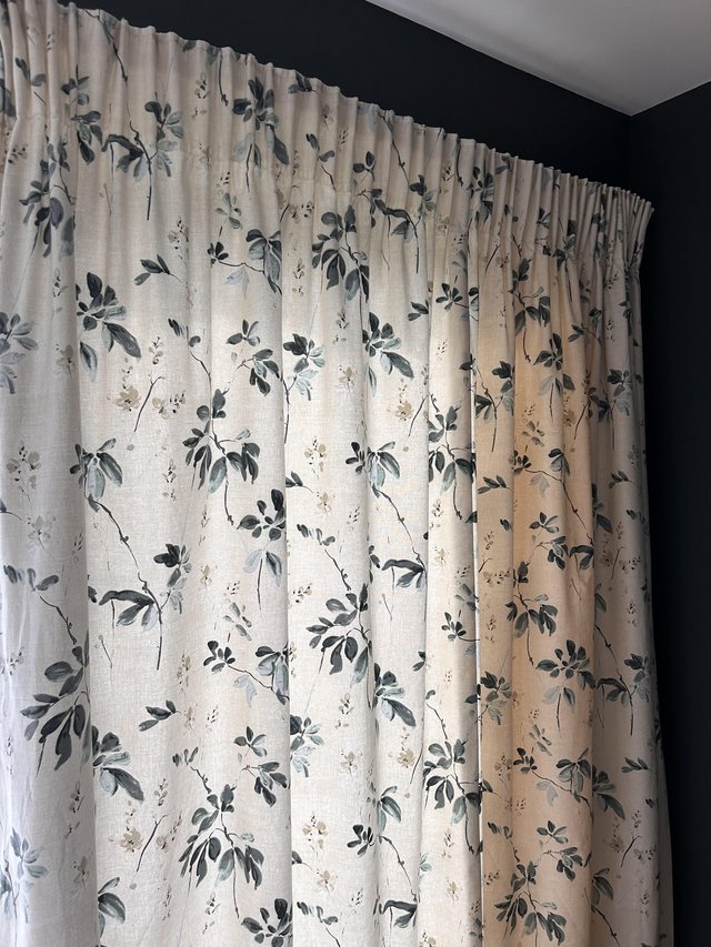 Preview of the first image of Dunelm blue/ Teal curtains..
