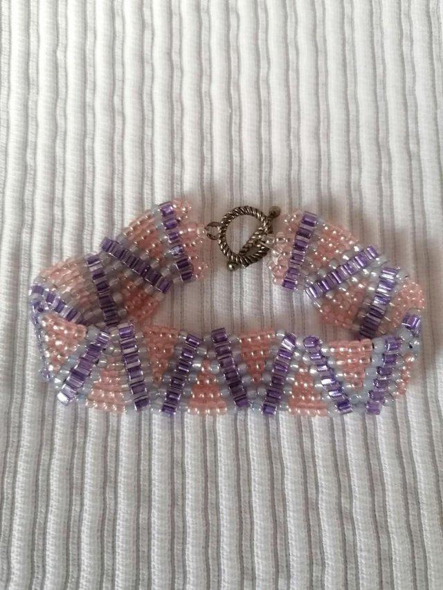 Preview of the first image of LADIES BEAUTIFUL BRACELET PURPLE.