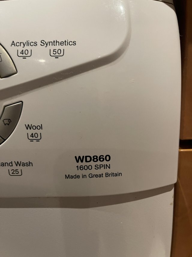 Preview of the first image of Hotpoint WD860P Ultima Washer Dryer, used.