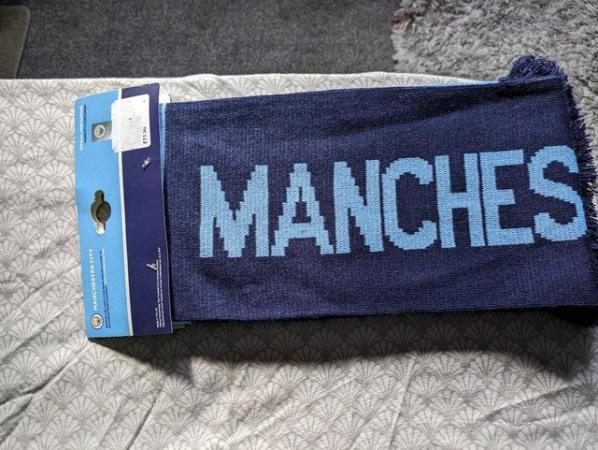 Image 2 of Manchester City Blue Scarf