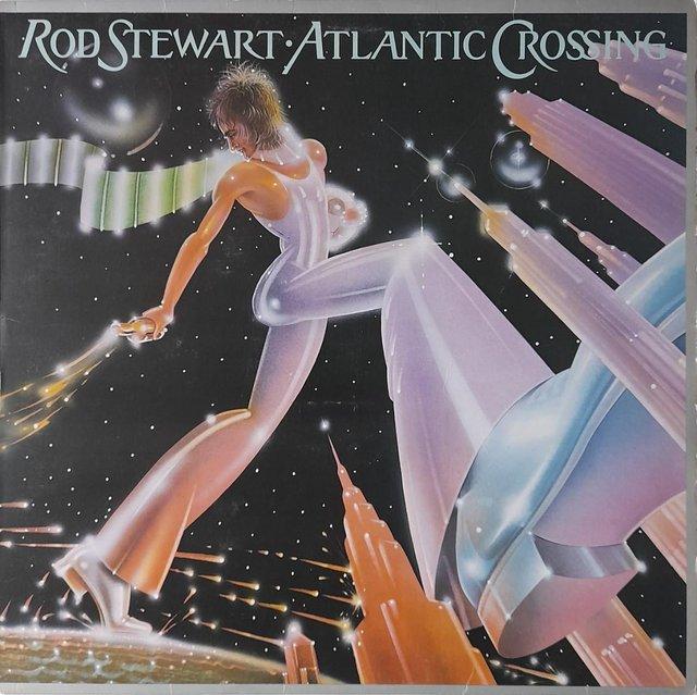 Preview of the first image of ROD STEWART ‘Atlantic Crossing’ 1975 UK 1st A3/B3 LP. EX/VG.