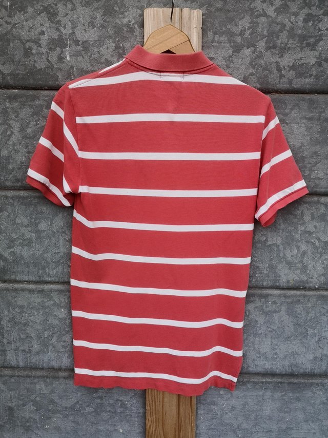 Preview of the first image of Vintage Polo by Ralph Lauren women's striped polo shirt top.