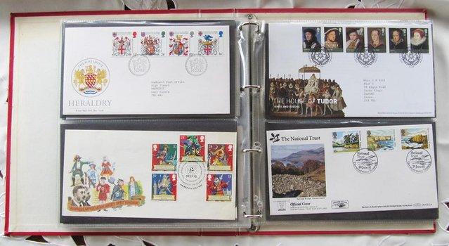 Image 3 of Over 50 mainly 'First Day' Stamp covers in album