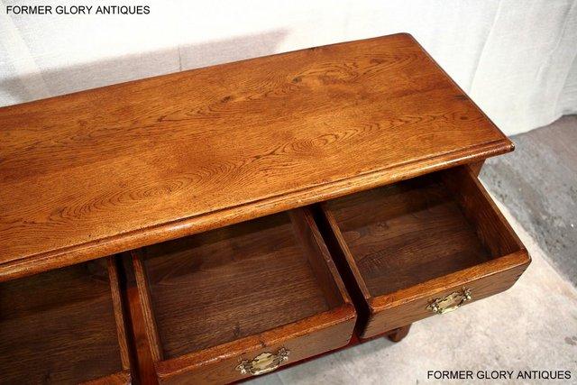 Image 45 of SOLID OAK HALL LAMP PHONE TABLE SIDEBOARD DRESSER BASE STAND