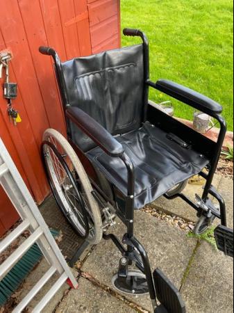 Image 2 of Lightweight self propelled wheelchair 18 inch seat