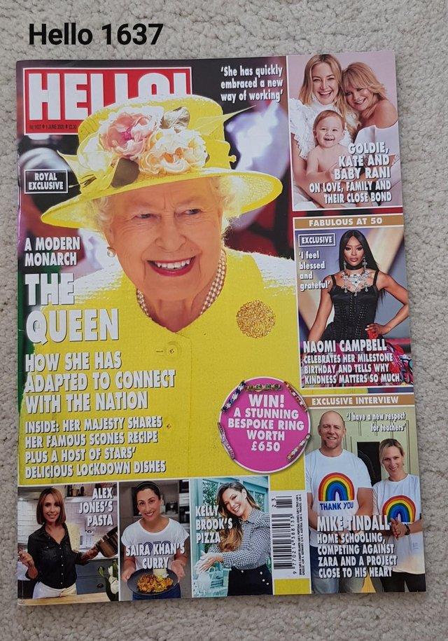 Preview of the first image of Hello Magazine 1637 - A Modern Monarch - The Queen.