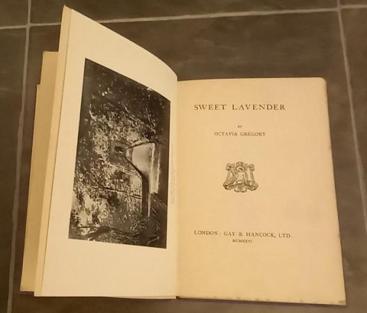 Image 2 of Sweet Lavender by Octavia Gregory Poetry Book1926