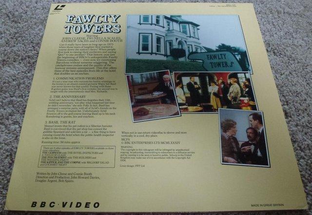 Image 2 of Fawlty Towers, Basil the Rat, Laserdisc (1979)