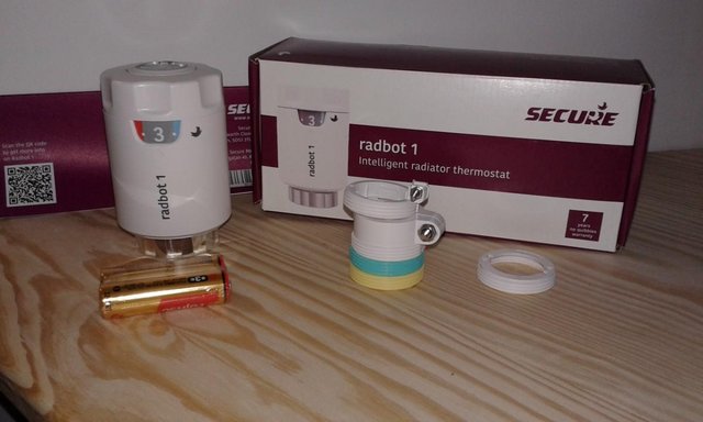 Preview of the first image of Radbot 1 Intelligent Radiator Thermostat – new in box.