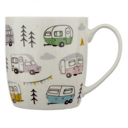 Image 1 of Collectable Porcelain Mug - Wildwood Caravan .  Free uk Post