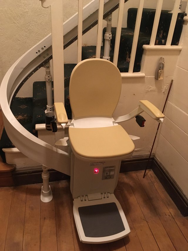 Preview of the first image of Acorn Stairlift- to fit curved stairway.