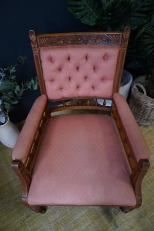 Image 13 of Late Victorian Edwardian Arts & Crafts Pink Fireside Parlour
