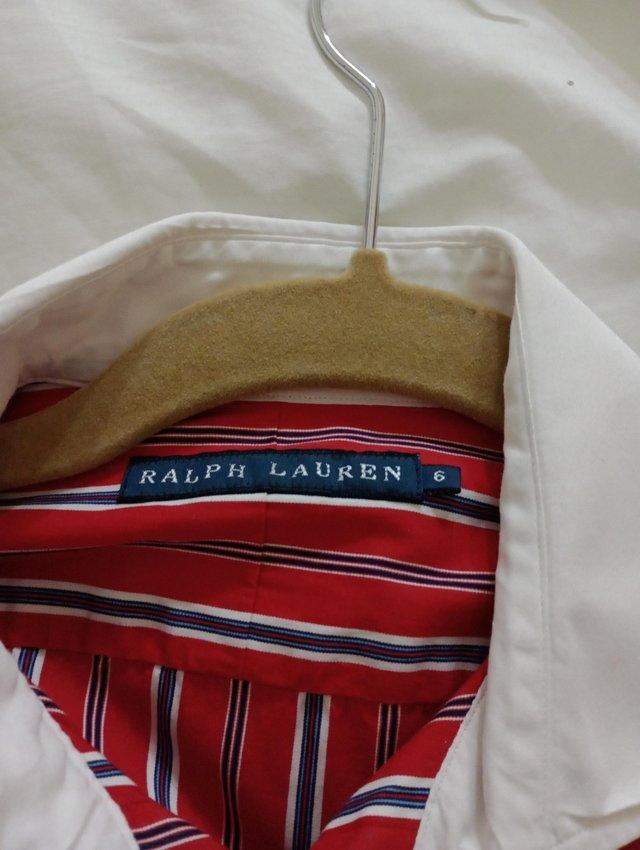 Preview of the first image of Ralph Lauren Ladies Long Sleeve Shirt.