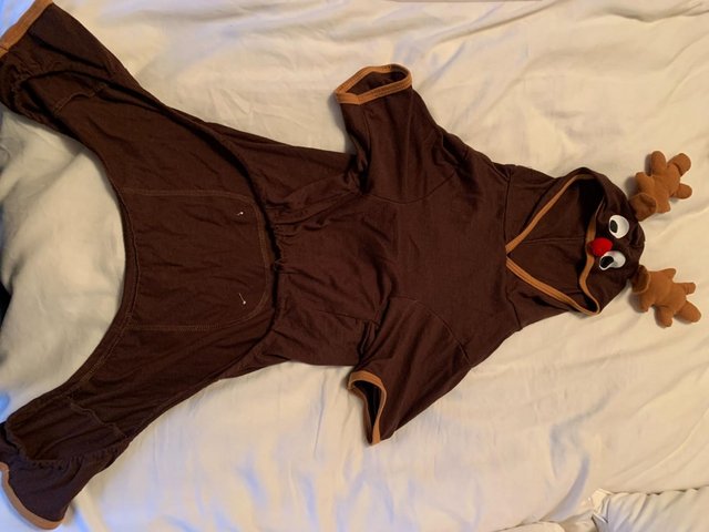 Preview of the first image of Dog reindeer costume small dog.