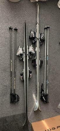 Image 3 of Skis 2 x pair (Male and Female) starter pack