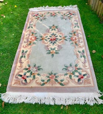Image 1 of Traditional thick piled hearth rug