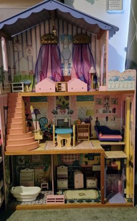 Image 2 of 3 Tier wooden doll house