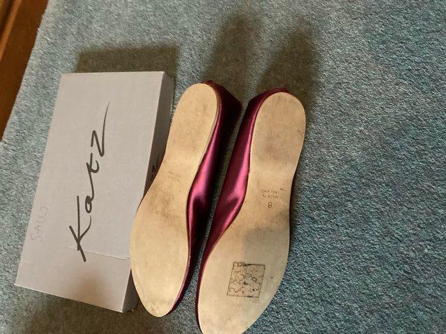Preview of the first image of Bridesmaid ballet pumps for sale.
