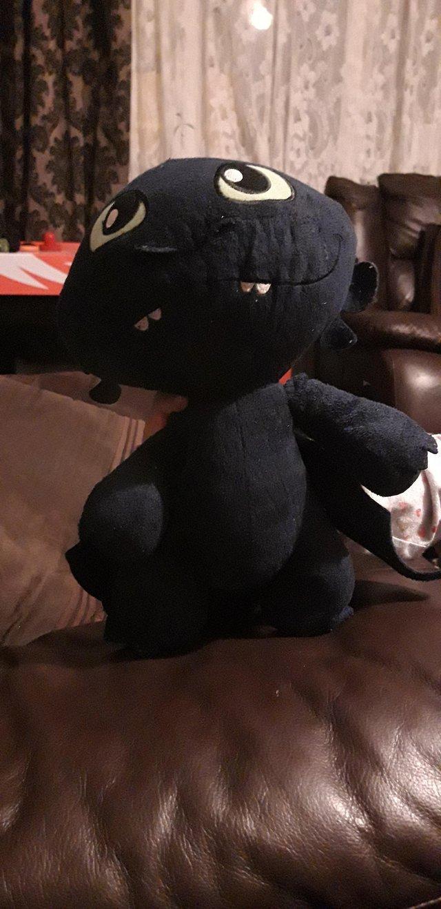 Preview of the first image of How to Train your dragon Toothless teddy.
