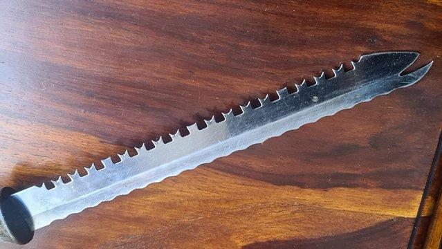 Image 5 of Vintage Quikut Stainless Steel Dual Edge Carve & Serve Fork